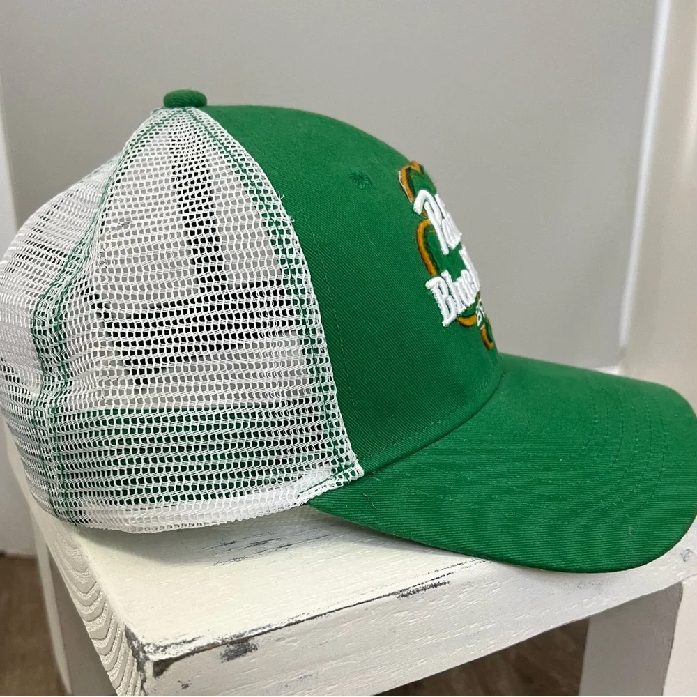 Pabst Blue Ribbon Green and White Hat - Picture 5 of 7